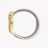 Buy Shop Just Cavalli Ferocious Mother of Pearl White Dial Two Tone Steel Strap Watch for Women - JC1L306M0065 USA Online