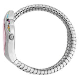 Buy Shop Just Cavalli Ferocious Pink Dial Silver Steel Strap Watch for Women - JC1L306M0025 USA Online