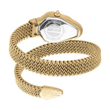 Buy Shop Just Cavalli Fiamma Silver Dial Gold Steel Strap Watch for Women - JC1L426M0025 USA Online