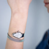 Buy Shop Just Cavalli Fiamma Silver Dial Silver Steel Strap Watch for Women - JC1L426M0015 USA Online