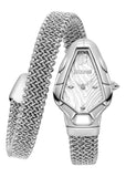 Buy Shop Just Cavalli Fiamma Silver Dial Silver Steel Strap Watch for Women - JC1L426M0015 USA Online