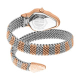 Buy Shop Just Cavalli Fiamma Silver Dial Two Tone Steel Strap Watch for Women - JC1L426M0065 USA Online