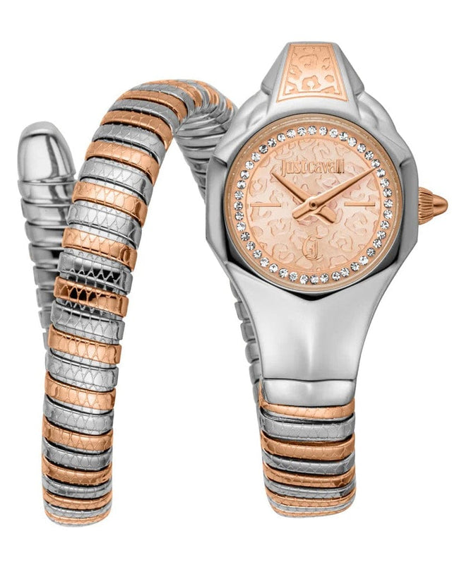 Buy Shop Just Cavalli Fiore Rose Gold Dial Two Tone Steel Strap Watch for Women - JC1L354M0065 USA Online