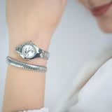 Buy Shop Just Cavalli Fiore Silver Dial Silver Steel Strap Watch for Women - JC1L354M0015 USA Online