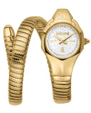 Buy Shop Just Cavalli Fiore White Dial Gold Steel Strap Watch for Women - JC1L354M0025 USA Online