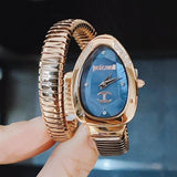Buy Shop Just Cavalli Glam Evo 4 Blue Dial Rose Gold Steel Strap Watch for Women - JC1L229M0055 USA Online