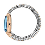 Buy Shop Just Cavalli Glam Evo 4 Blue Dial Two Tone Steel Strap Watch for Women - JC1L209M0085 USA Online