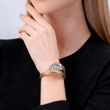 Buy Shop Just Cavalli Glam Evo 5 Black Dial Two Tone Steel Strap Watch for Women - JC1L251M0055 USA Online