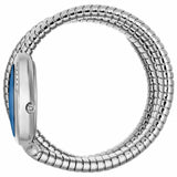 Buy Shop Just Cavalli Glam Evo 5 Blue Dial Silver Steel Strap Watch for Women - JC1L228M0025 USA Online