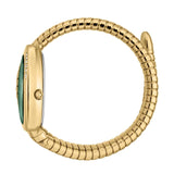 Buy Shop Just Cavalli Glam Evo 5 Green Dial Gold Steel Strap Watch for Women - JC1L227M0045 USA Online