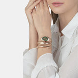 Buy Shop Just Cavalli Glam Evo 5 Green Dial Rose Gold Steel Strap Watch for Women - JC1L228M0055 USA Online