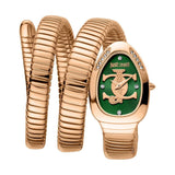 Buy Shop Just Cavalli Glam Evo 5 Green Dial Rose Gold Steel Strap Watch for Women - JC1L228M0055 USA Online
