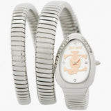 Buy Shop Just Cavalli Glam Evo 5 Silver Dial Silver Steel Strap Watch for Women - JC1L228M0015 USA Online