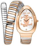 Buy Shop Just Cavalli Glam Evo 5 Silver Dial Two Tone Steel Strap Watch for Women - JC1L227M0075 USA Online