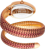 Buy Shop Just Cavalli Glam Evo 5 Silver Dial Two Tone Steel Strap Watch for Women - JC1L251M0065 USA Online