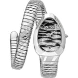 Buy Shop Just Cavalli Glam Evo 8 Black Dial Silver Steel Strap Watch for Women - JC1L225M0025 USA Online