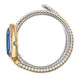 Buy Shop Just Cavalli Glam Evo 9 Blue Dial Two Tone Steel Strap Watch for Women - JC1L224M0075 USA Online