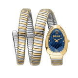 Buy Shop Just Cavalli Glam Evo 9 Blue Dial Two Tone Steel Strap Watch for Women - JC1L224M0075 USA Online