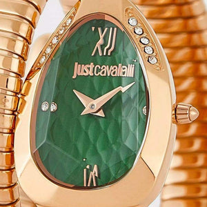 Buy Shop Just Cavalli Glam Evo 9 Green Dial Rose Gold Steel Strap Watch for Women - JC1L224M0055 USA Online
