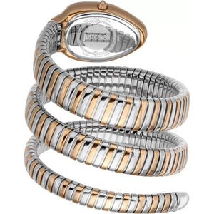 Buy Shop Just Cavalli Glam Evo 9 White Dial Two Tone Steel Strap Watch for Women - JC1L224M0085 USA Online