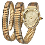 Buy Shop Just Cavalli Glam Snake Gold Dial Multicolor Steel Strap Watch for Women - JC1L163M0235 USA Online