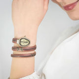 Buy Shop Just Cavalli Glam Snake Gold Dial Multicolor Steel Strap Watch for Women - JC1L163M0245 USA Online