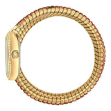 Buy Shop Just Cavalli Glam Snake Gold Dial Multicolor Steel Strap Watch for Women - JC1L163M0245 USA Online
