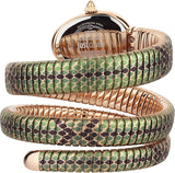 Buy Shop Just Cavalli Glam Snake Green Dial Multicolor Steel Strap Watch for Women - JC1L163M0265 USA Online