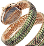 Buy Shop Just Cavalli Glam Snake Green Dial Multicolor Steel Strap Watch for Women - JC1L163M0265 USA Online