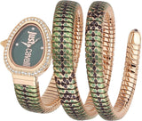 Buy Shop Just Cavalli Glam Snake Green Dial Multicolor Steel Strap Watch for Women - JC1L163M0265 USA Online