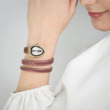 Buy Shop Just Cavalli Glam Snake White Dial Multicolor Steel Strap Watch for Women - JC1L163M0275 USA Online