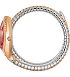 Buy Shop Just Cavalli Taglio Red Dial Two Tone Steel Strap Watch for Women - JC1L225M0105 USA Online