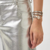 Buy Shop Just Cavalli Mesmerizing White Dial Two Tone Steel Strap Watch for Women - JC1L304M0075 USA Online