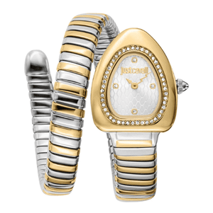 Buy Shop Just Cavalli Lady Snake Silver Dial Two Tone Steel Strap Watch for Women - JC1L249M0055 USA Online