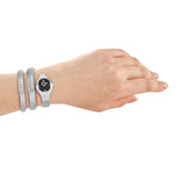 Buy Shop Just Cavalli Lunara Black Dial Silver Steel Strap Watch for Women - JC1L397M0025 USA Online