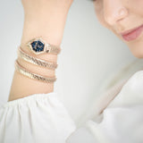 Buy Shop Just Cavalli Mesmerizing Blue Dial Rose Gold Steel Strap Watch for Women - JC1L304M0045 USA Online