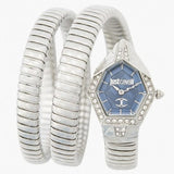 Buy Shop Just Cavalli Mesmerizing Blue Dial Silver Steel Strap Watch for Women - JC1L304M0015 USA Online