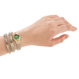Buy Shop Just Cavalli Mesmerizing Green Dial Two Tone Steel Strap Watch for Women - JC1L304M0065 USA Online