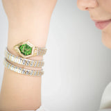 Buy Shop Just Cavalli Mesmerizing Green Dial Two Tone Steel Strap Watch for Women - JC1L304M0065 USA Online