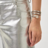 Buy Shop Just Cavalli Mesmerizing White Dial Two Tone Steel Strap Watch for Women - JC1L304M0075 USA Online