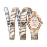 Buy Shop Just Cavalli Mesmerizing White Dial Two Tone Steel Strap Watch for Women - JC1L304M0075 USA Online