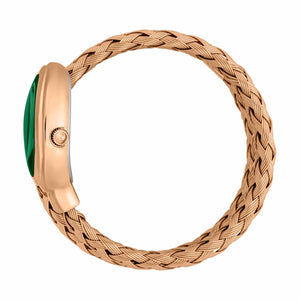 Buy Shop Just Cavalli Novara Green Dial Rose Gold Steel Strap Watch for Women - JC1L264M0045 USA Online