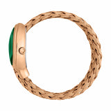 Buy Shop Just Cavalli Novara Green Dial Rose Gold Steel Strap Watch for Women - JC1L264M0045 USA Online