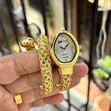 Buy Shop Just Cavalli Novara Silver Dial Gold Steel Strap Watch for Women - JC1L264M0025 USA Online