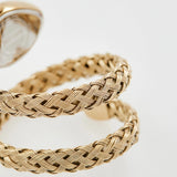 Buy Shop Just Cavalli Novara Silver Dial Gold Steel Strap Watch for Women - JC1L264M0025 USA Online