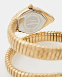 Buy Shop Just Cavalli Ornato Green Dial Gold Steel Strap Watch for Women - JC1L303M0035 USA Online