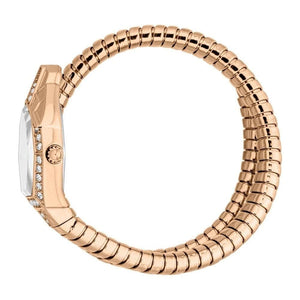 Buy Shop Just Cavalli Ornato White Dial Rose Gold Steel Strap Watch for Women - JC1L303M0045 USA Online