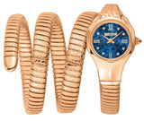 Buy Shop Just Cavalli Ravenna Blue Dial Rose Gold Steel Strap Watch for Women - JC1L271M0045 USA Online
