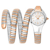 Buy Shop Just Cavalli Ravenna Silver Dial Two Tone Steel Strap Watch for Women - JC1L271M0065 USA Online
