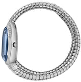 Buy Shop Just Cavalli Serpente Metallica Blue Dial Silver Steel Strap Watch for Women - JC1L209M0025 USA Online